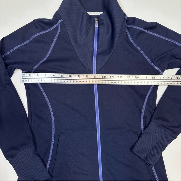 ADIDAS Climalite Golf Contrast stitched Full-Zip Training Sweatshirt Jacket S - Picture 4 of 9